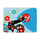Magnet Flexible Le coq portugais de Barcelos (Horizontal)
