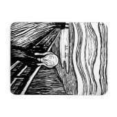 Magnet Flexible Le cri d'Edvard Munch (Horizontal)