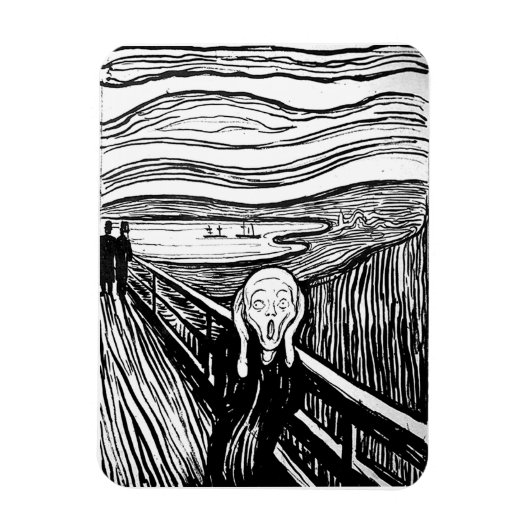 Magnet Flexible Le cri d'Edvard Munch (Vertical)