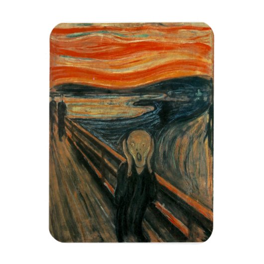 Magnet Flexible Le cri d'Edvard Munch (Vertical)