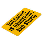 Magnet Flexible Le découpage est dangereux et stupide (Côté Gauche)