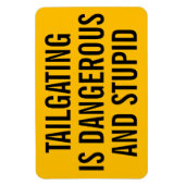 Magnet Flexible Le découpage est dangereux et stupide (Vertical)