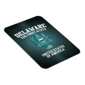 Magnet Flexible Le Delaware Le Premier État (Côté Droit)