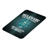 Magnet Flexible Le Delaware Le Premier État (Côté Gauche)