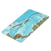 Magnet Flexible Le des Caraïbes (carte) (Côté Gauche)
