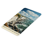 Magnet Flexible Le Dessin Des Falaises Blanches | Dover England (Côté Gauche)