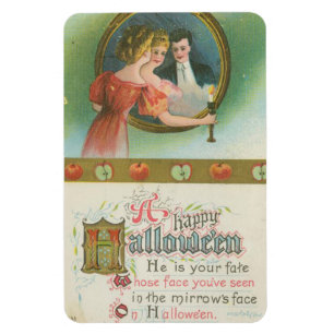 Magnet Flexible Le destin Vintage d'un joyeux Mirrow pour Hallowee