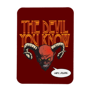 Magnet Flexible Le diable que vous connaissez Dk Red BG