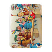 Magnet Flexible Le dîner de Noël du "brownie" (Vertical)