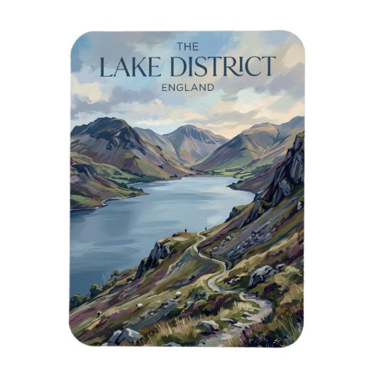 Magnet Flexible Le District des Lacs Angleterre (Vertical)