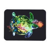 Magnet Flexible Le doigt de couleur cosmique (Horizontal)