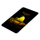 Magnet Flexible Le Dôme du Rocher : Le Coeur de Jérusalem Flexible (Côté Gauche)