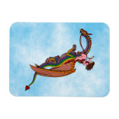 Magnet Flexible Le dragon arc-en-ciel (Horizontal)