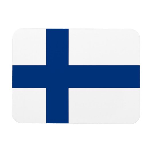 Magnet Flexible Le drapeau de la Finlande - Siniristilippu (Horizontal)