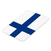 Magnet Flexible Le drapeau de la Finlande - Siniristilippu (Côté Gauche)