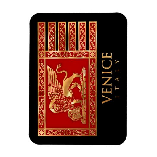 Magnet Flexible Le Drapeau de Venise (Vertical)