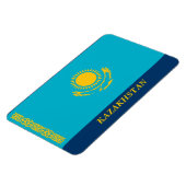 Magnet Flexible Le drapeau du Kazakhstan (Côté Gauche)