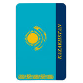 Magnet Flexible Le drapeau du Kazakhstan (Vertical)