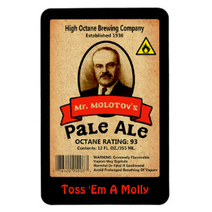 Magnet Flexible Le Étiquette Pale Ale de M. Molotov