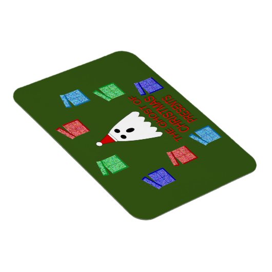 Magnet Flexible Le fantôme de Noël présente drôle (Côté Droit)