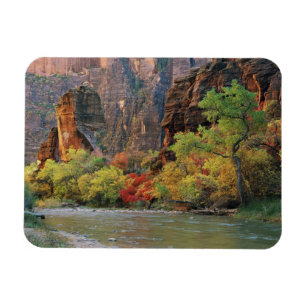 Magnet Flexible Le feuillage d'automne le long de la rivière Virg