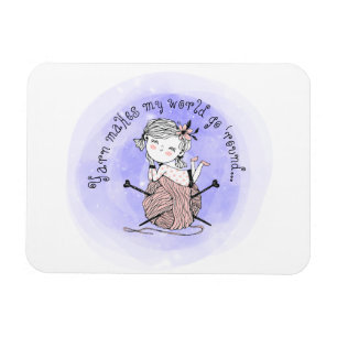 Magnet Flexible Le fil fait mon monde