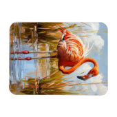 Magnet Flexible Le Flamant rose sauvage (Horizontal)