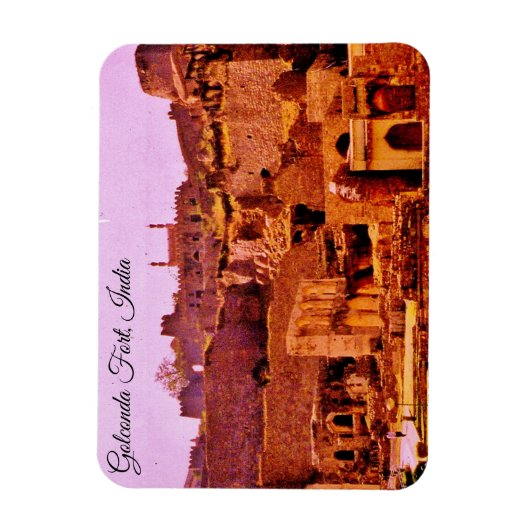 Magnet Flexible Le fort de Golconda (Vertical)