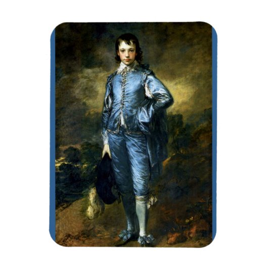 Magnet Flexible Le garçon bleu par Thomas Gainsborough (Vertical)