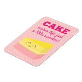 Magnet Flexible Le gâteau rend la vie juste un peu plus douce (Côté Gauche)