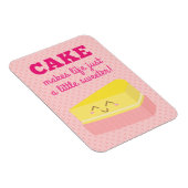 Magnet Flexible Le gâteau rend la vie un peu plus douce (Côté Droit)