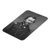 Magnet Flexible Le général Ulysses Simpson Grant, gravé après une  (Côté Gauche)