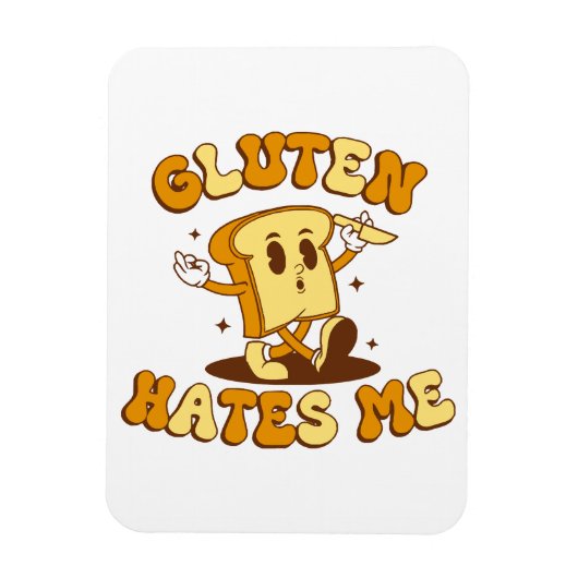 Magnet Flexible Le gluten me déteste (Vertical)