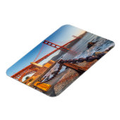 Magnet Flexible Le Golden Gate Bridge De Fort Point (Côté Gauche)