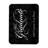 Magnet Flexible Le Gradué, Élégant Noir (Vertical)