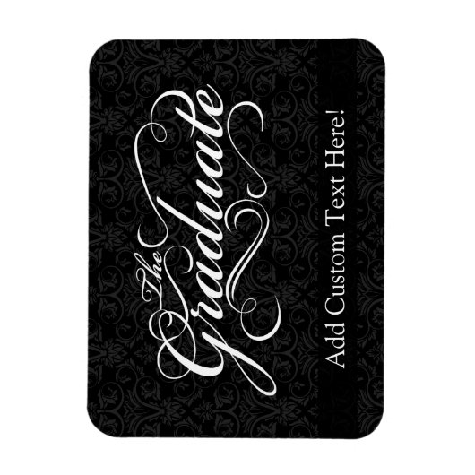 Magnet Flexible Le Gradué, Élégant Noir (Vertical)