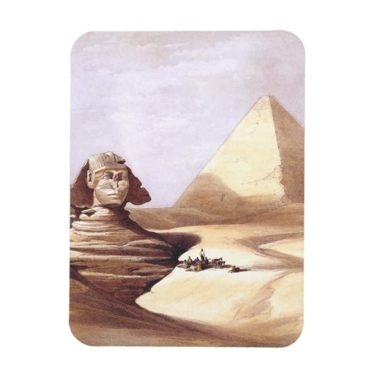 Magnet Flexible Le Grand Sphinx, Pyramides de Gizeh (Vertical)