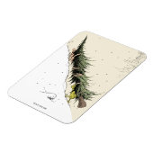 Magnet Flexible Le Grinch et Max rapportent le sapin de Noël (Côté Gauche)