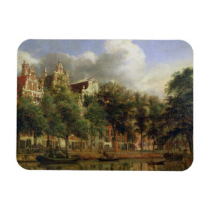 Magnet Flexible Le Herengracht, Amsterdam (huile sur le panneau)