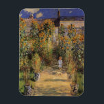 Magnet Flexible Le jardin de l'artiste à Vetheuil par Claude Monet<br><div class="desc">Le Jardin de l'artiste à Vetheuil (1880) de Claude Monet est un impressionisme vintage de la peinture de la nature aux beaux-arts floraux. Une jeune fille est flanquée de hauts tournesols jaunes fleuris pendant la saison estivale. Un enfant se tient dans un sentier du jardin de Monet à Vetheuil (banlieue...</div>