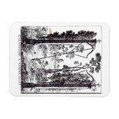 Magnet Flexible Le Jardin de Rambouillet, de "Details des (Horizontal)