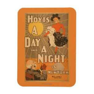 Magnet Flexible Le jour d'A de Hoyt et une nuit à New York City