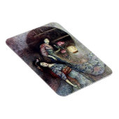 Magnet Flexible « Le Lanterne de pivoine » par Warwick Goble (Côté Droit)