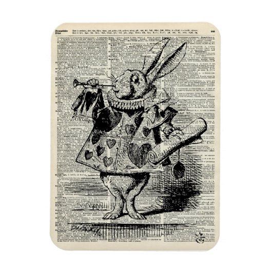 Magnet Flexible Le lapin de Whitte (Vertical)