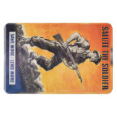 Magnet Flexible Le Libérateur. Réimpression de l'affiche britanniq (Horizontal)