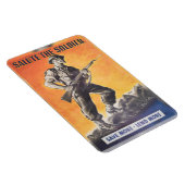 Magnet Flexible Le Libérateur. Réimpression de l'affiche britanniq (Côté Droit)