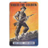 Magnet Flexible Le Libérateur. Réimpression de l'affiche britanniq (Vertical)