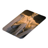 Magnet Flexible Le Lincoln Memorial à Washington DC. (Côté Gauche)