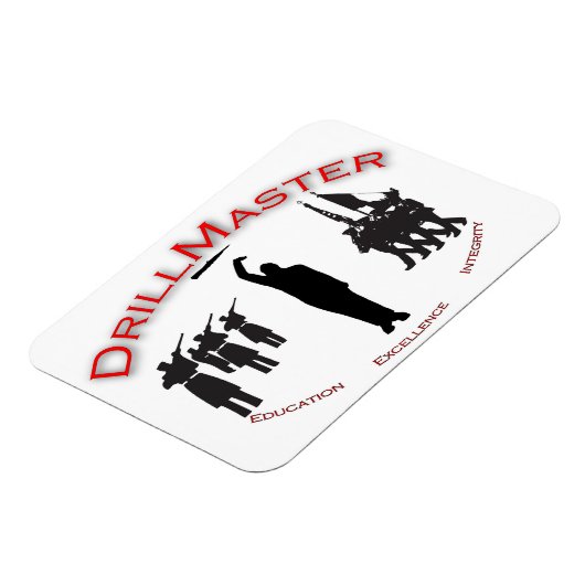 Magnet Flexible Le logo DrillMaster (Côté Gauche)