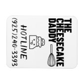 Magnet Flexible Le Maget du papa au fromage (Horizontal)